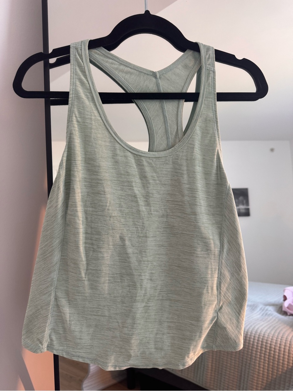 Old Navy Light Green Racerback Tank Top - Casual Activewear